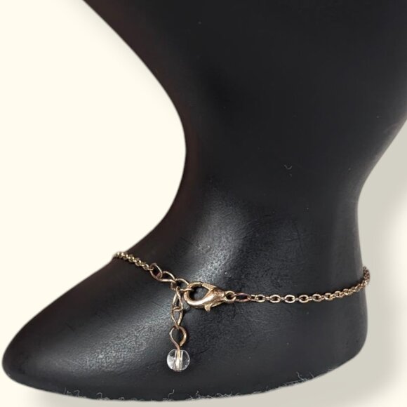 (2/$20) Dainty Starfish & Rhinestone Bracelet - Picture 3 of 5